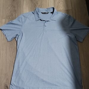 Travis Mathew Sky Blue Polo Shirt